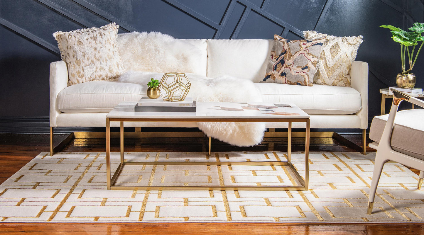 Parker - Cube Pattern Luxury Rug