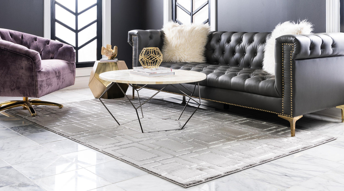 Parker - Cube Pattern Luxury Rug