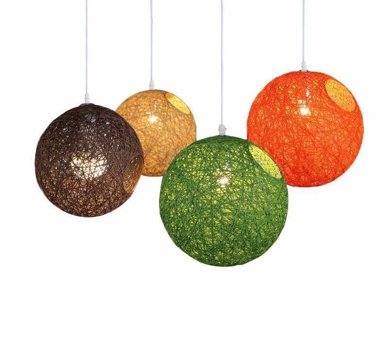 Hilde - Vintage Wicker Pendant Lamp